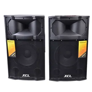 Professional 2.0 active stage speaker system outdoor 10 12 15 inch PA speaker with usb sd