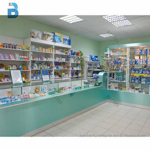 Retail Pharmacy Shop Interior Design Medical Store Furniture <strong>Display</strong> Rack - Product Image 3