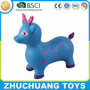 Joli <span class=keywords><strong>jouet</strong></span> de cerf gonflable en PVC écologique mignon pour les filles pour le jeu en plein air et les aventures de saut - Product Image 4