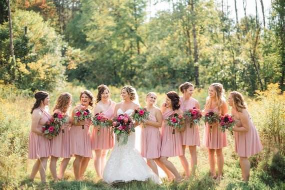 Shop Our Women's Bridesmaid Dress A4000 Convertible Style