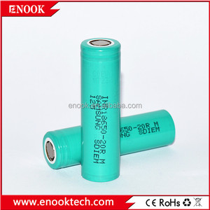 Rechargeable batterie d'origine Samsung 20r li-mn li ion batterie 18650 3000 mah 3.7 V batterie - Product Image 2