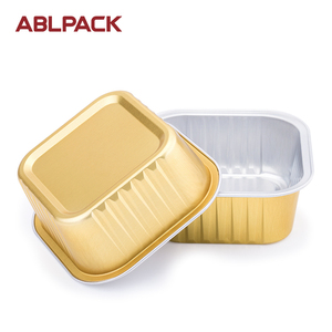 Cuadrados desechables envases de aluminio de alimentos <span class=keywords><strong>para</strong></span> <span class=keywords><strong>llevar</strong></span> contenedores de alimentos - Product Image 4