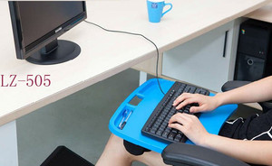 Cixi Dujia Ergonomic Thiết Kế Nhựa Máy Tính Xách Tay Bàn Với Đệm Di Động Lap Bàn - Product Image 5