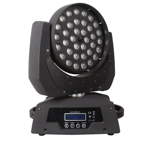 Projecteur de lumière à tête mobile, éclairage <span class=keywords><strong>led</strong></span> disco 36x18w couleur rgbwa uv dmx512 <span class=keywords><strong>lyre</strong></span> lavage, pour promotion - Product Image 1