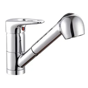 Modern style deck mounted faucet Spray Paint finish pull out kitchen & bathroom basin sink Mixer Tap