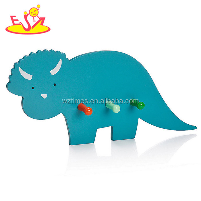 2018 Настенные Крючки Новый дизайн мультфильм животных детские деревянные настенные крючки W09B075