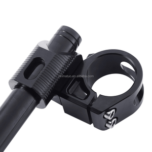 Manillar con clip de 38 mm compatible con Kawasaki ZX600 Ninja 600R 85-92 ZX750 89-92 Yamaha <span class=keywords><strong>FZR</strong></span> 400/600CC 89-96 Piezas de motocicleta XF-1418-B - Product Image 5