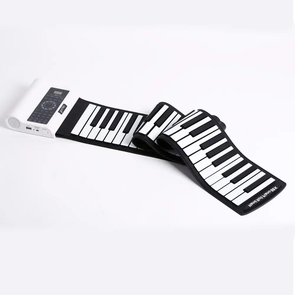 Professionele Elektrische Flexibele Digitale Hand Roll Piano 88 Toetsen Roll Up Digitale Piano Elektronische Piano