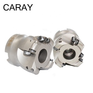 Fraise en carbure à face aiguilles, avec Inserts en RDMT, pour fraisage CNC, diamètre <span class=keywords><strong>de</strong></span> coupe 80mm et diamètre <span class=keywords><strong>de</strong></span> connexion <span class=keywords><strong>de</strong></span> 27mm - Product Image 6