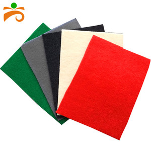 Boda exposición 300g/<span class=keywords><strong>m</strong></span> 2 de terciopelo de poliéster perforado con aguja rojo alfombra - Product Image 1