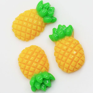 Feuilles vertes jaunes en résine, lot de pièces, jolies décorations artisanales Style ananas, pour la maison, le <span class=keywords><strong>magasin</strong></span>, pour les fêtes et les vacances, offre en ligne - Product Image 4