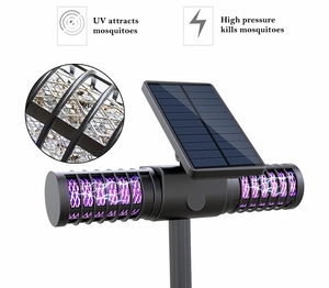 Bẫy Diệt Muỗi Moskito Năng Lượng Mặt Trời Ngoài Trời Mới Nhất Đèn Đuổi Bẫy Ruồi Tự Động Bug Zapper - Product Image 3