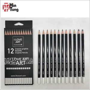 12pcs Sketching Pencil Graphite Pencil set
