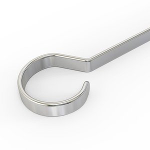 Kabob Xiên Bộ BBQ Bằng Thép Không Gỉ Dẹt 12 Inch Que Tái Sử Dụng Màu Bạc - Product Image 3