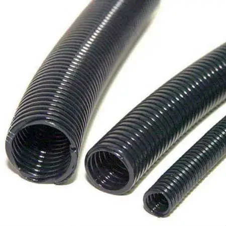 Fleksibel Non Logam Saluran Ketat Cair, 3/4 "x 100 ft, 1" Tikungan, Hitam