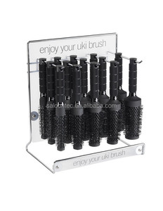 <span class=keywords><strong>Brosse</strong></span> à cheveux bruns, accessoire rond en céramique avec poils en <span class=keywords><strong>Nylon</strong></span> et Tourmaline - Product Image 2