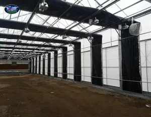 Sistema de privación de luz Sistema de apagón Invernadero de policarbonato agrícola/comercial usado