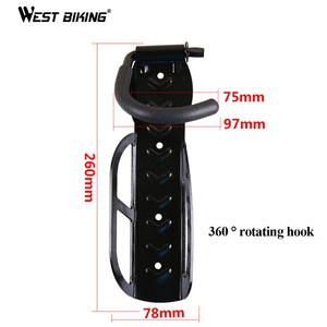 Support mural <span class=keywords><strong>pour</strong></span> <span class=keywords><strong>vélo</strong></span> WEST BIKING, porte-vélos, support d'affichage <span class=keywords><strong>pour</strong></span> <span class=keywords><strong>vélo</strong></span> épaissi, support mural <span class=keywords><strong>pour</strong></span> <span class=keywords><strong>vélo</strong></span> suspendu, <span class=keywords><strong>crochet</strong></span> mural <span class=keywords><strong>pour</strong></span> <span class=keywords><strong>vélo</strong></span> - Product Image 2