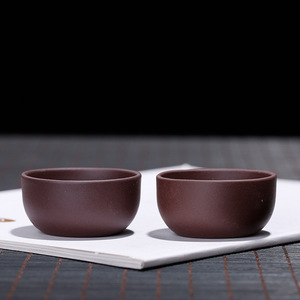 ชุดน้ำชากังฟูจีนถ้วยชาดินเผาสีม่วง Yixi Zisha ปรับแต่งโลโก้ได้ - Product Image 2
