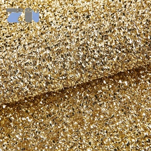 Vàng Lurex Dệt Kim Vải Cho Lễ Hội Và Giáng Sinh Miếng Bọt Biển Lurex Đan Kim Loại Vải Cho Giáng Sinh Trang Trí - Product Image 2