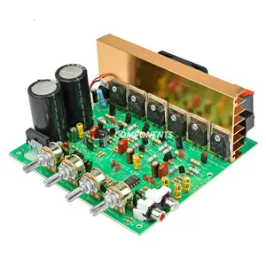 Bảng mạch khuếch đại âm thanh 2.1 KÊNH 240W loa siêu trầm công suất cao bảng mạch khuếch đại amp AC18-24V kép rạp hát tại nhà