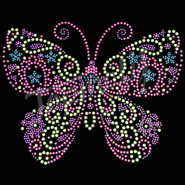 bellezza farfalla trasferimenti personalizzati trasferimenti strass ingrosso