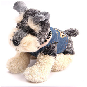 Lindo Peluche <span class=keywords><strong>de</strong></span> Perro, Adorable <span class=keywords><strong>Schnauzer</strong></span> <span class=keywords><strong>Miniatura</strong></span> para Regalo, Peluche - Product Image 1