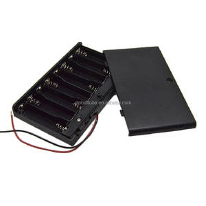 8 * pilas aa (UM-3 * 8) soporte de la batería de seguridad con Interruptor ON/OFF/cable - Product Image 1