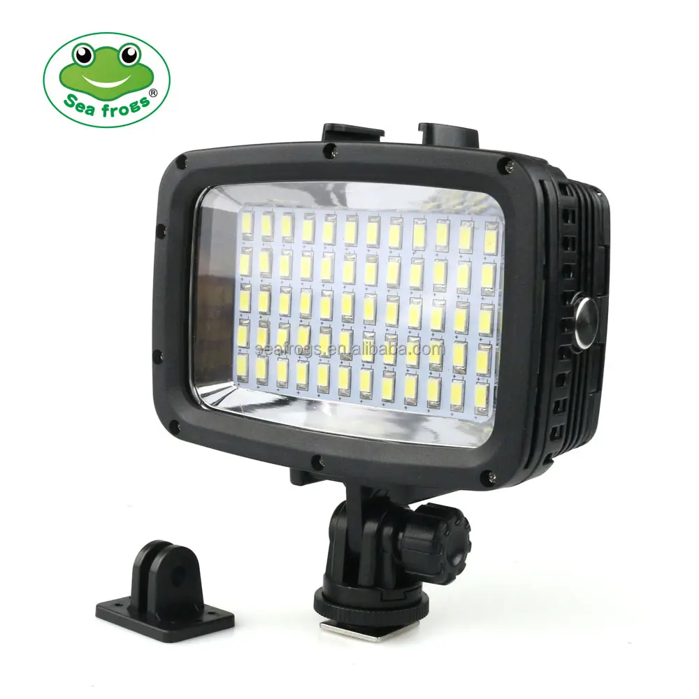 Seafrogs Led Video Licht 40M Onderwater Camera Licht Waterdichte Led Fotografie Lamp Voor Sony Canon Nikon