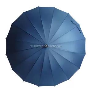 Ok Umbrella Chất Lượng Cao Lexus 27 Inch 16K Lớn Golf Umbrella Với Tay Cầm Bằng Gỗ Từ Thâm Quyến Umbrella Nhà Máy