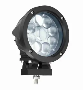 Lampadaire led bleu 10-80V 27W, livraison rapide, projecteur de sécurité pour travail, camion