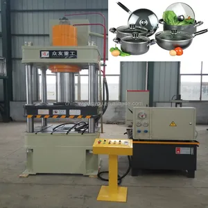 Hydraulic press deep drawing aluminium cookware machinery press manufacture 200ton