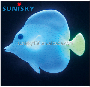 Commercio all'ingrosso nuovo popolare colorful finto <span class=keywords><strong>pesce</strong></span> di alta qualità variopinta piccolo silicone pesci da acquario per fish tank - Product Image 2