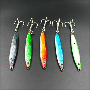 Jig pesca señuelo plomo pescado cebo duro mar profundo jigging señuelos 18g colores mezclados paquete de <span class=keywords><strong>5</strong></span> unids - Product Image 6