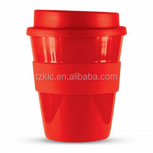 12Oz Ecoถ้วยกาแฟพร้อมฝาปิดสกรูสีเทา - Product Image 6