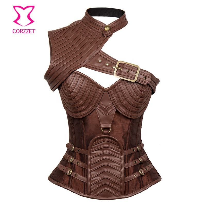 Corzzet-ropa gótica Vintage para hombre y mujer, conjunto de