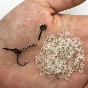 L'anello dell'impianto di perforazione della carpa ferma il gancio con gambo in gomma ferma le perline Buffer Bait Holder Rig Stop - Product Image 4