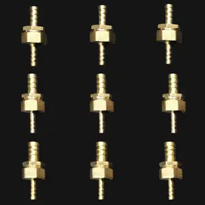 Thép Gai Đuôi Coupler Phần Đồng Đồng Brass Ống Kết Nối Nhà Máy Giá Ống Đồng Phù Hợp 8*10Mm Brass Hose