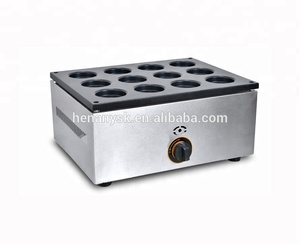 Commercial <span class=keywords><strong>pas</strong></span> <span class=keywords><strong>cher</strong></span> Obanyaki 2025 dernier 12 trous gaz haricot rouge gâteau fabricant roue tarte gâteau Obanyaki faisant la Machine à vendre - Product Image 3