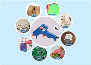 Glue Stick Gun 10W Small Digital Display Temperature Control Wax Seal Glue Gun Hot Melt Glu Gun With Sticks