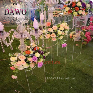 Wedding and Party Used Cylinder Transparent Acrylic <strong>Plinth</strong> <strong>Stand</strong> - Product Image 1
