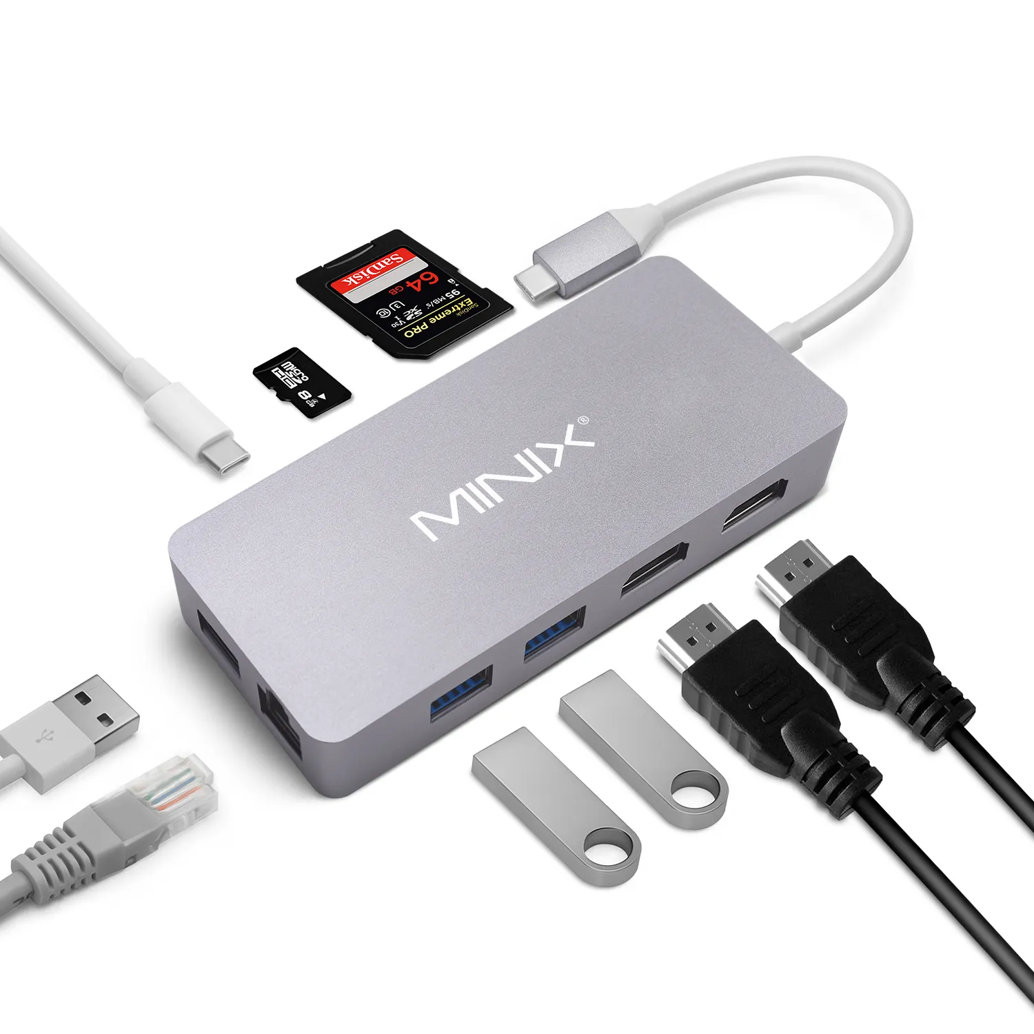 MINIX USB tipi C adaptör kablosu arayüzü/cinsiyet adaptörü Minix U9 adaptör tipi C Hub şarj USB-C arayüzü