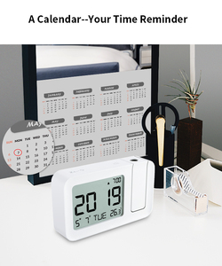 Đồng Hồ Báo Thức 2023 Đồng Hồ Báo Thức Chiếu Tia Thông Minh Azan Màu Xanh Dương Trên Màu Đen Nhà Máy Trung Quốc - Product Image 6