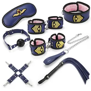 8 pièces Sex Bondage Roles Play BDSM Set Sex Toys for Couples Games