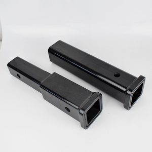 Hochwertige 2 "Anhänger kupplung Empfänger rohr Schwarz Pulver beschichtung 10000 Pfund Last adapter Extender Stahl kupplungs rohr - Product Image 4