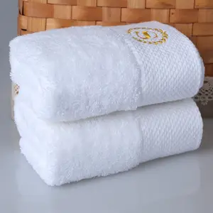 Wholesale Small Hand Towel 100% Cotton Terry White Hand Towel For Hotel