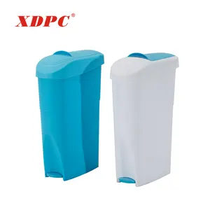 XDPC, оптовая продажа, пластиковый санитарный бак для туалета, мусорный бак с педалью для женщин