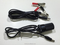 Techly Konektor DC5521 DC Female Baru Grosir, Berisolasi PVC 22AWG 2-Pin untuk Sepeda Motor 6V 1.5A 300V 1000mm Kabel Harness Kustom