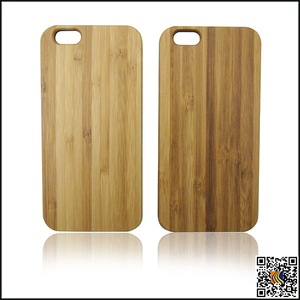 Venta caliente pc inferior de madera de bambú case para iPhone 6, bambú para <span class=keywords><strong>el</strong></span> iPhone estuche rígido - Product Image 1
