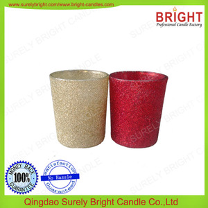 Vela en vidrio deslustrado vaso cristal artesanía regalo alta calidad fiesta decoración proveedor China - Product Image 2